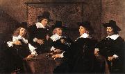 HALS, Frans Regents of the St Elizabeth Hospital of Haarlem Spain oil painting artist